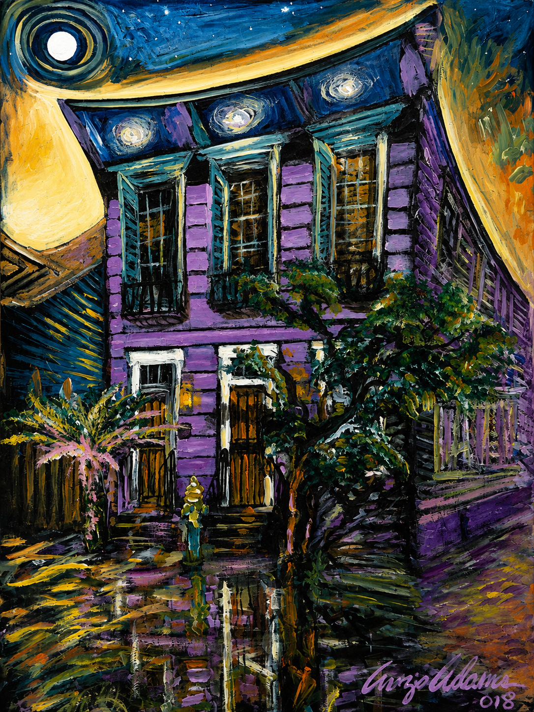 Moonlit Purple House