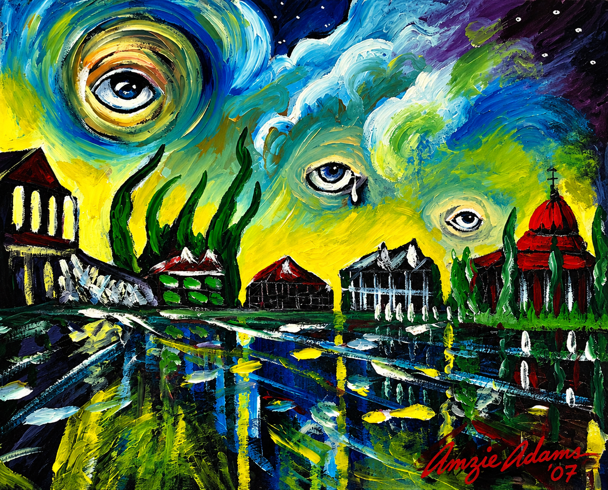 Eyes of the Universe – A Surreal Waterfront Dreamscape