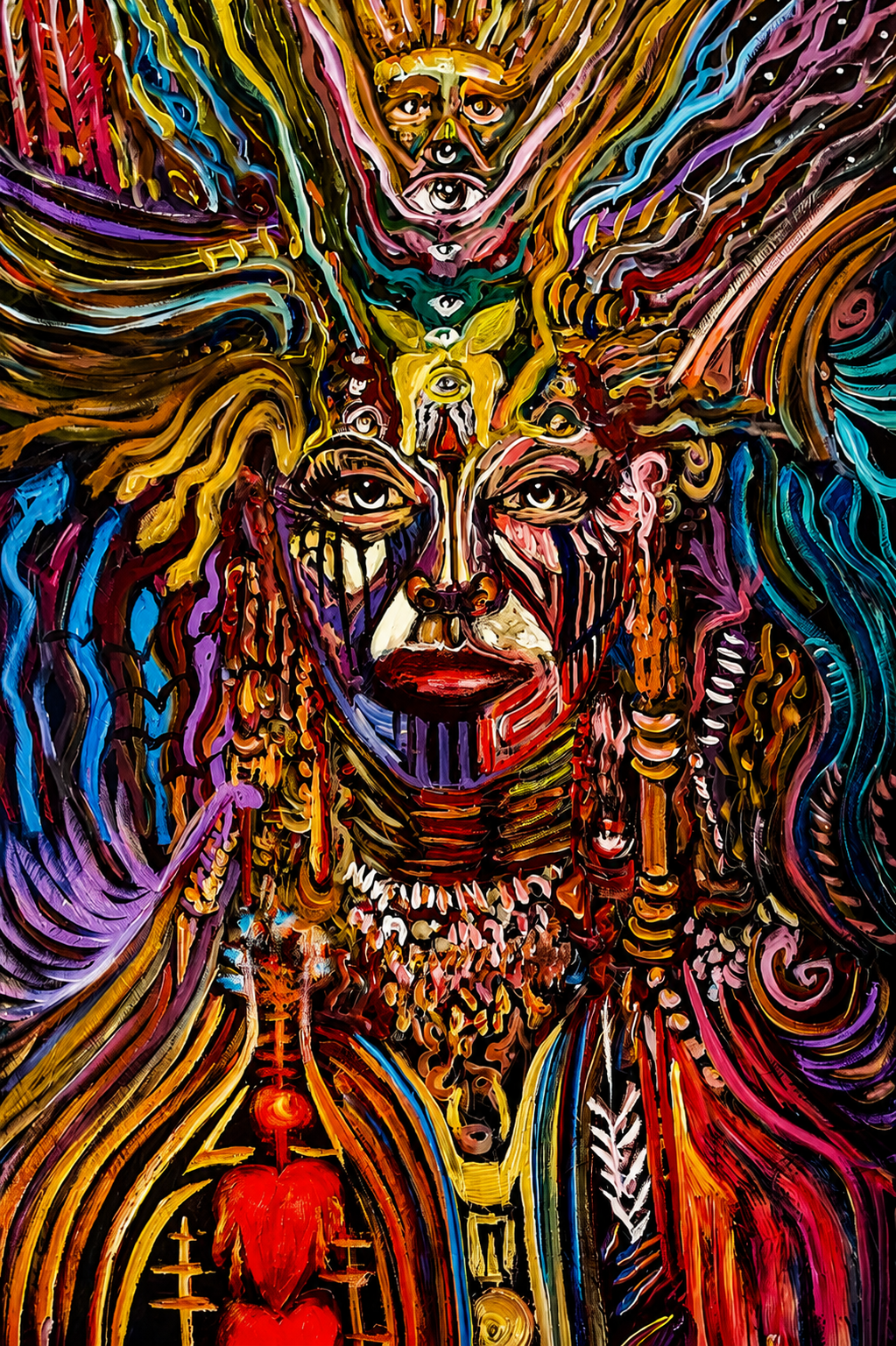 Eyes of the Spirit – A Surreal Portrait of Power and Inner Vision